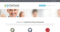 Desktop Screenshot of clairhurstxrayultrasound.com