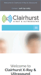 Mobile Screenshot of clairhurstxrayultrasound.com