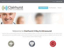 Tablet Screenshot of clairhurstxrayultrasound.com